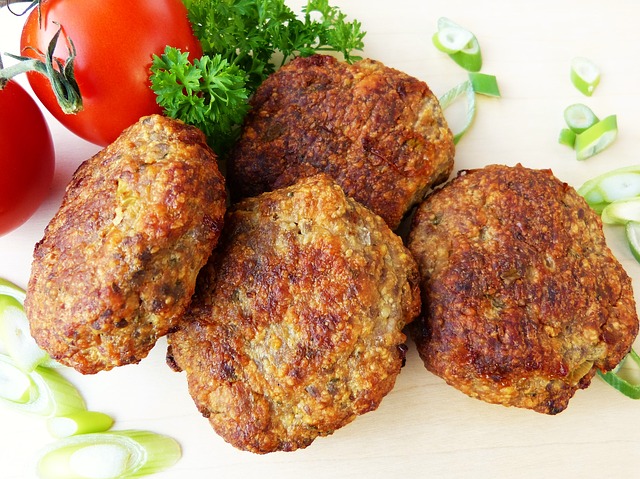Galettes de viande hachées