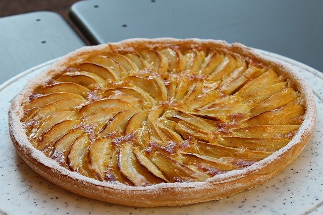 Tarte aux pommes low carb